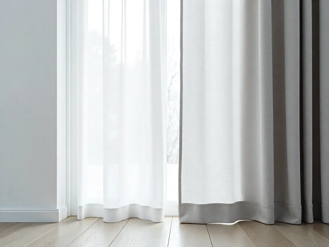 Moderne panelgardiner i minimalistisk design